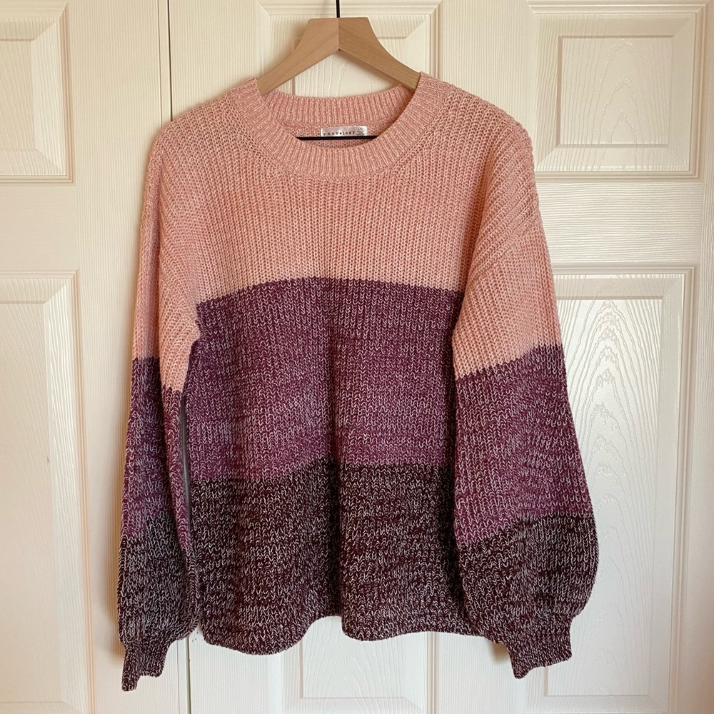Retrology sweater balloon sleeves large